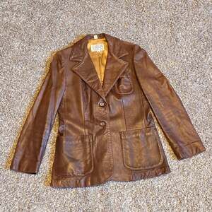 Women's Brown and Gold Jacket